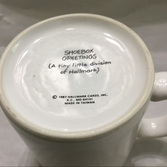 Vintage 1987 my life is so exciting coffee cup mug - Picture 5 of 5